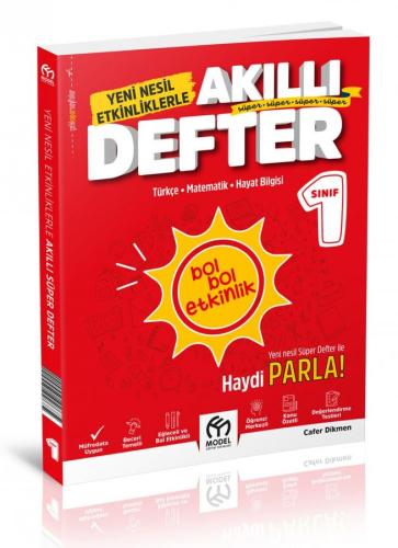 1. Sınıf Akıllı Süper Defter Tüm Dersler